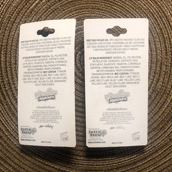 SpongeBob Squarepants Makeup Spongebob Patrick Star Lip Balm Strawberry Poshmark
